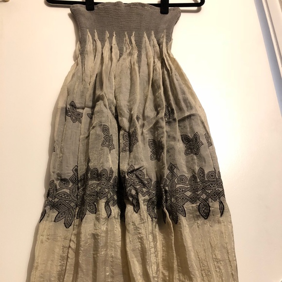 SOLD Anthropology Lapis dress S/L - Picture 4 of 5